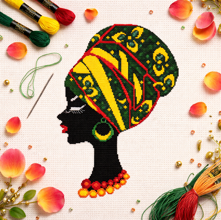 African Woman Silhouette 